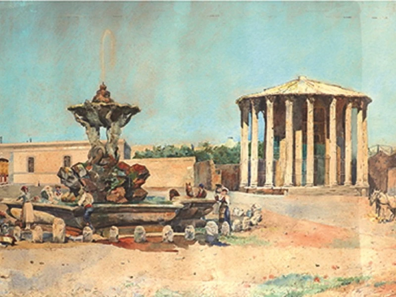 1849-Filippo Mola - Tempio di Vesta